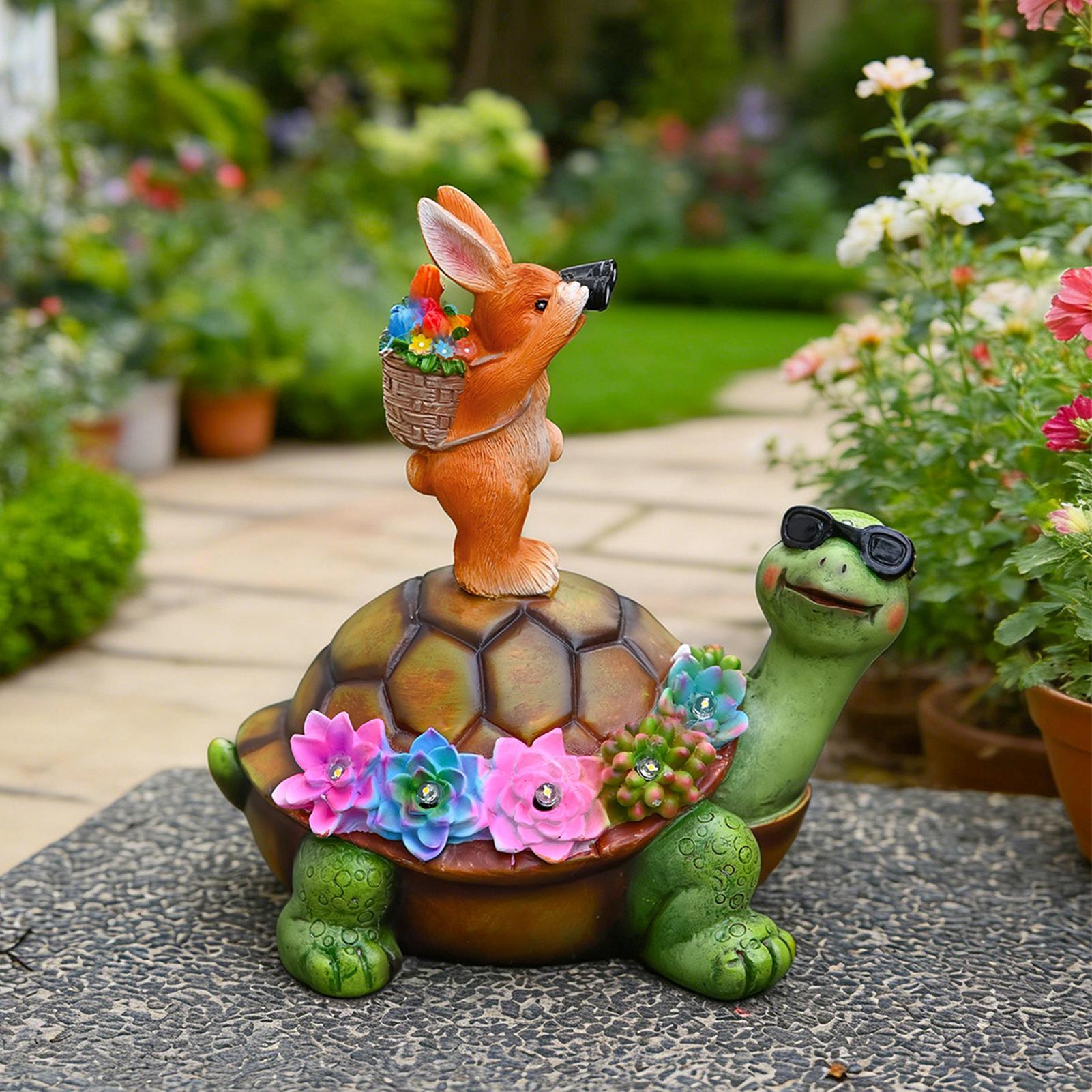 Solar Path Light - NEW Outdoor Figurine Lights Bunny Turtle