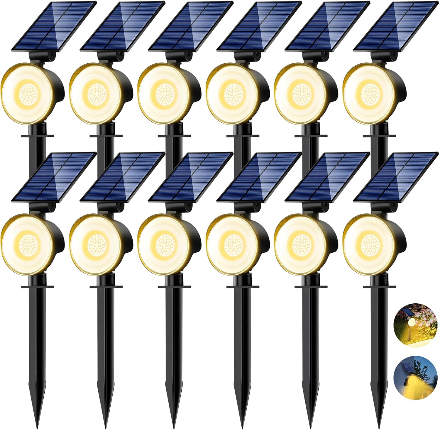 Outdoor Lighting Solar Panel - Outdoor Solar Spot Lights Waterproof Landscape