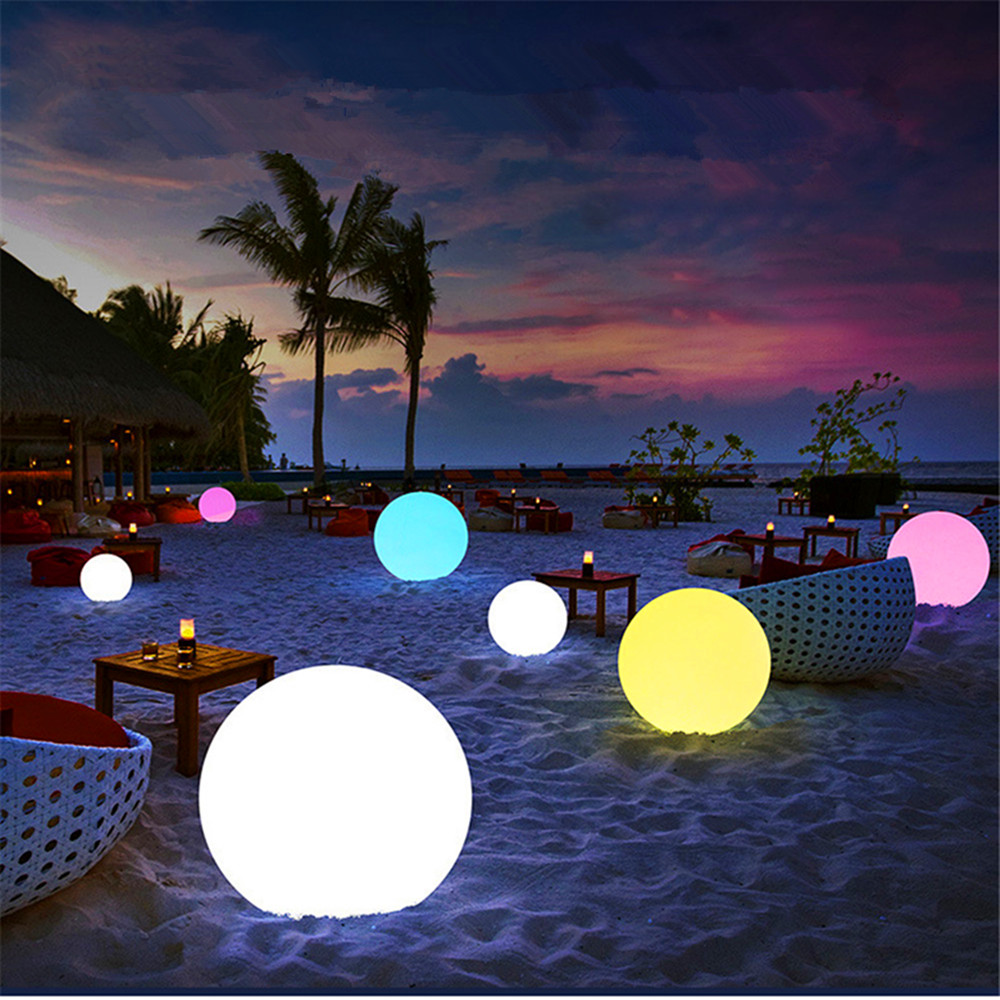 Rechargeable LED Glowing Ball  - Bollard Light Garden review and price