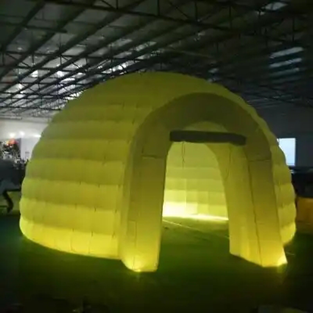 White Outdoor Lawn Inflatable  - Outdoor Lighting Rental For Party review and price