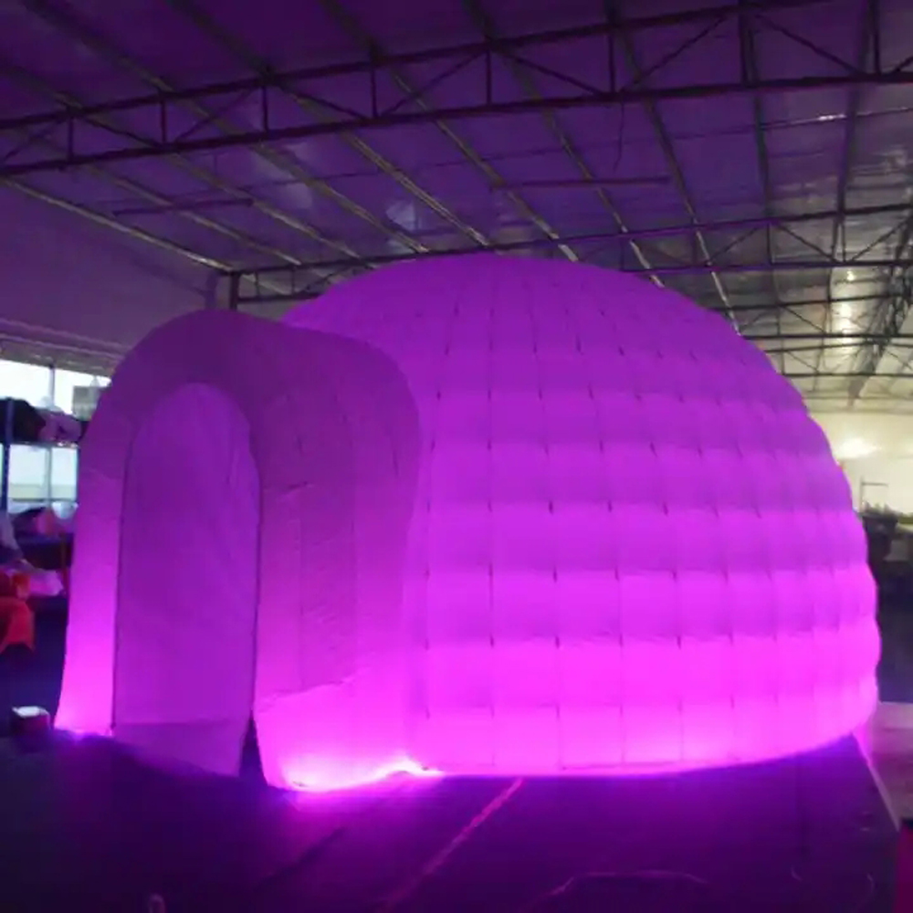 White Outdoor Lawn Inflatable  - Outdoor Lighting Rental For Party review and price