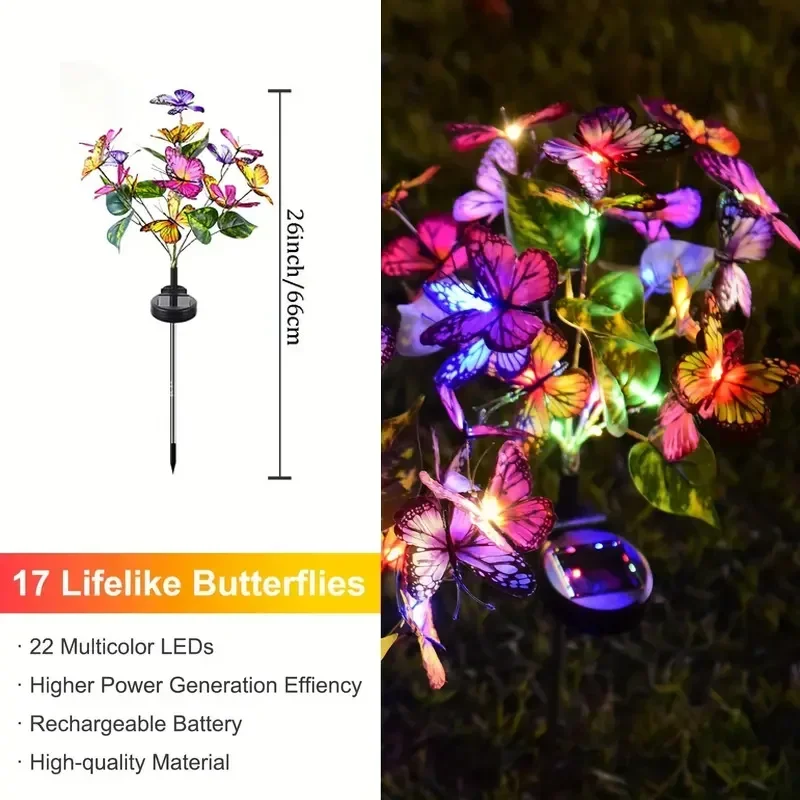 Solar LED Butterfly Garden Lig - Solar Path Light review and price