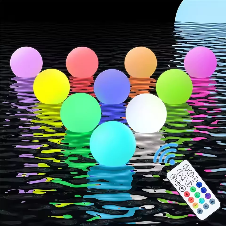 1-5PCS Floating Pool Lights wi - Outdoor Lighting Around Pool review and price
