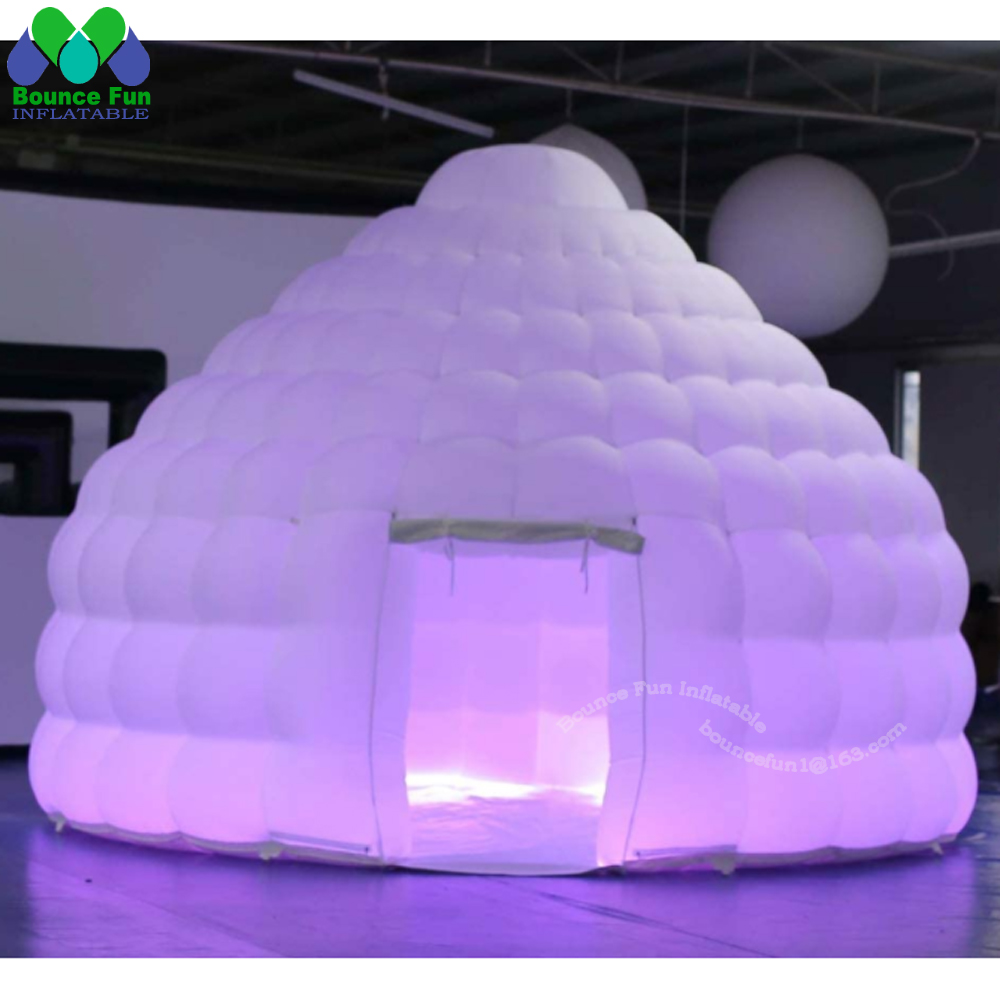 White Inflatable Igloo Dome Te - Outdoor Lighting Rental For Party review and price