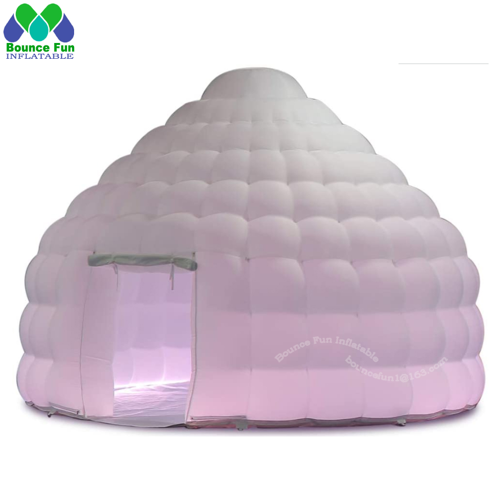White Inflatable Igloo Dome Te - Outdoor Lighting Rental For Party review and price
