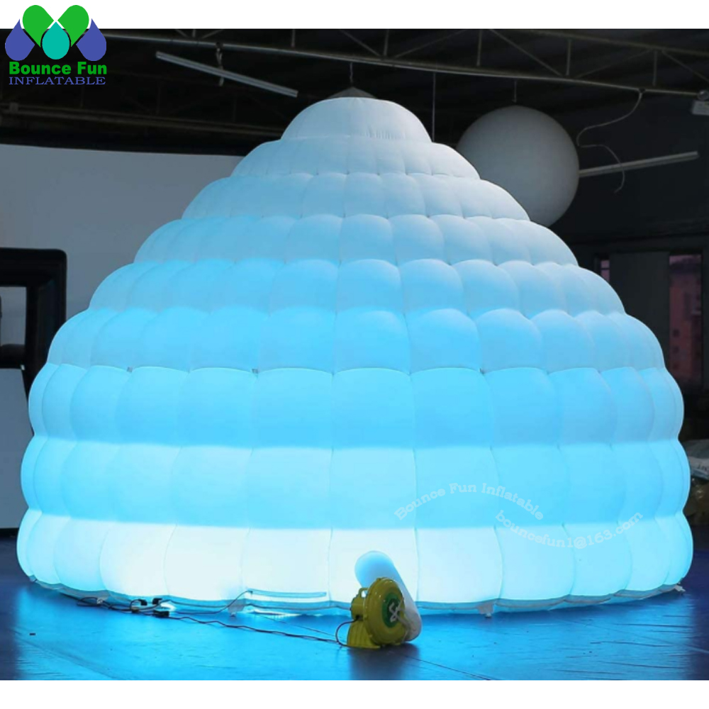 White Inflatable Igloo Dome Te - Outdoor Lighting Rental For Party review and price