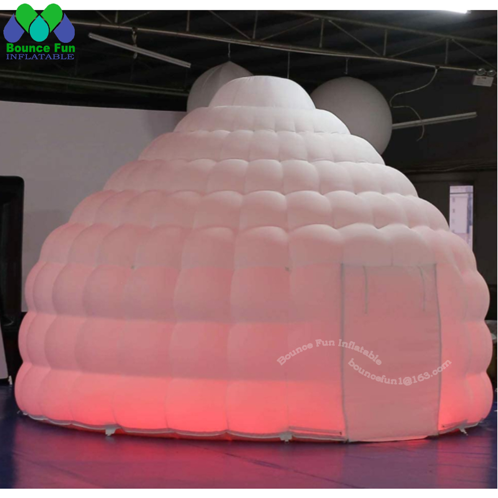 White Inflatable Igloo Dome Te - Outdoor Lighting Rental For Party review and price