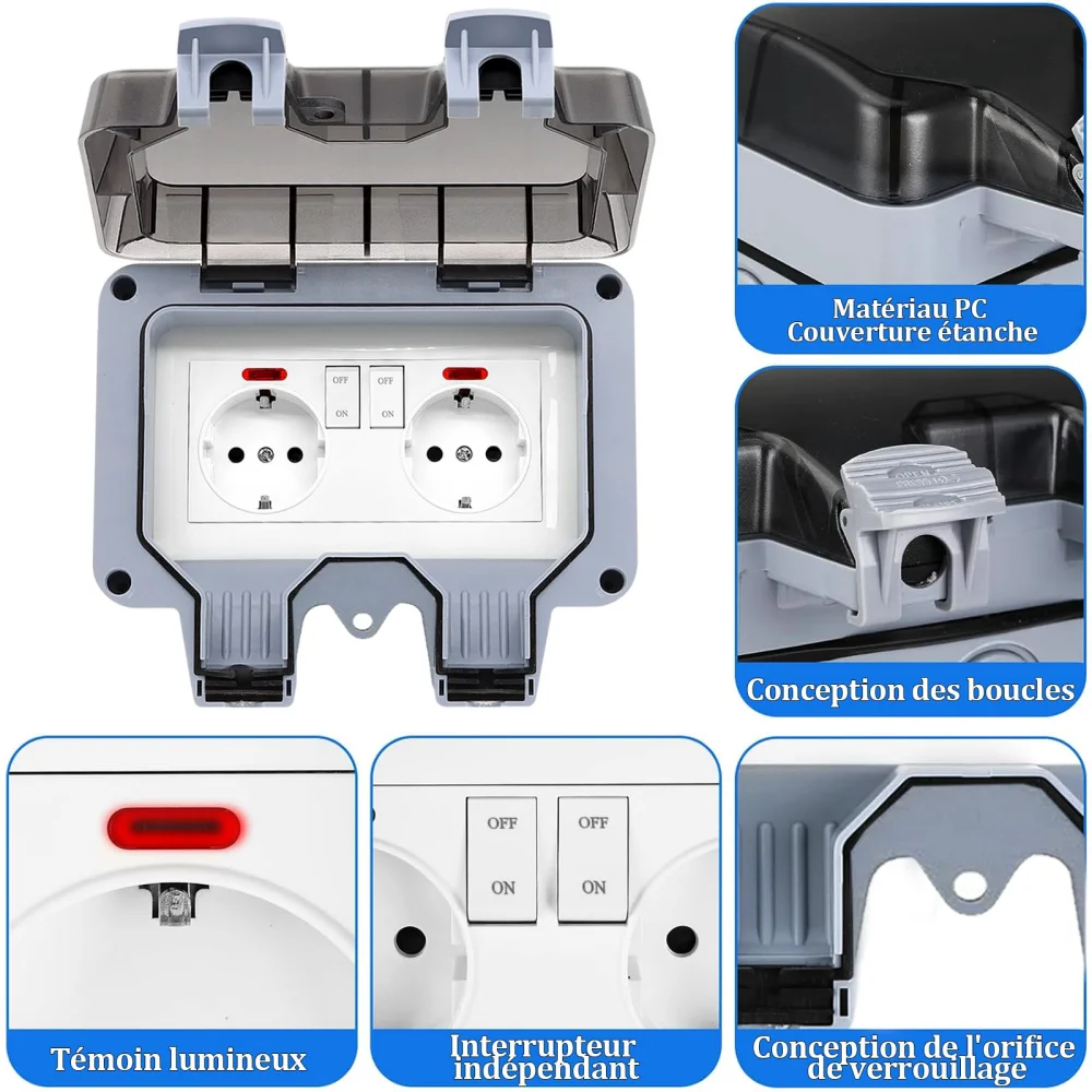 European-Style Outdoor Socket  - Outdoor Lighting Wall Mount review and price