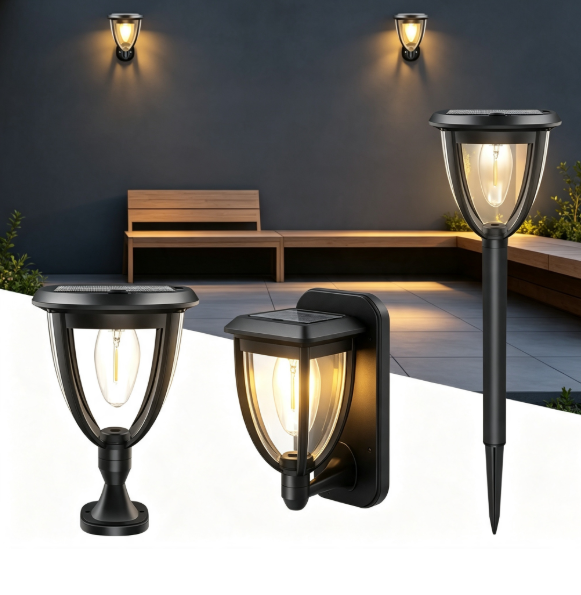 2PCS Outdoor Solar Light, Sola - Outdoor Lighting Wall Mount review and price