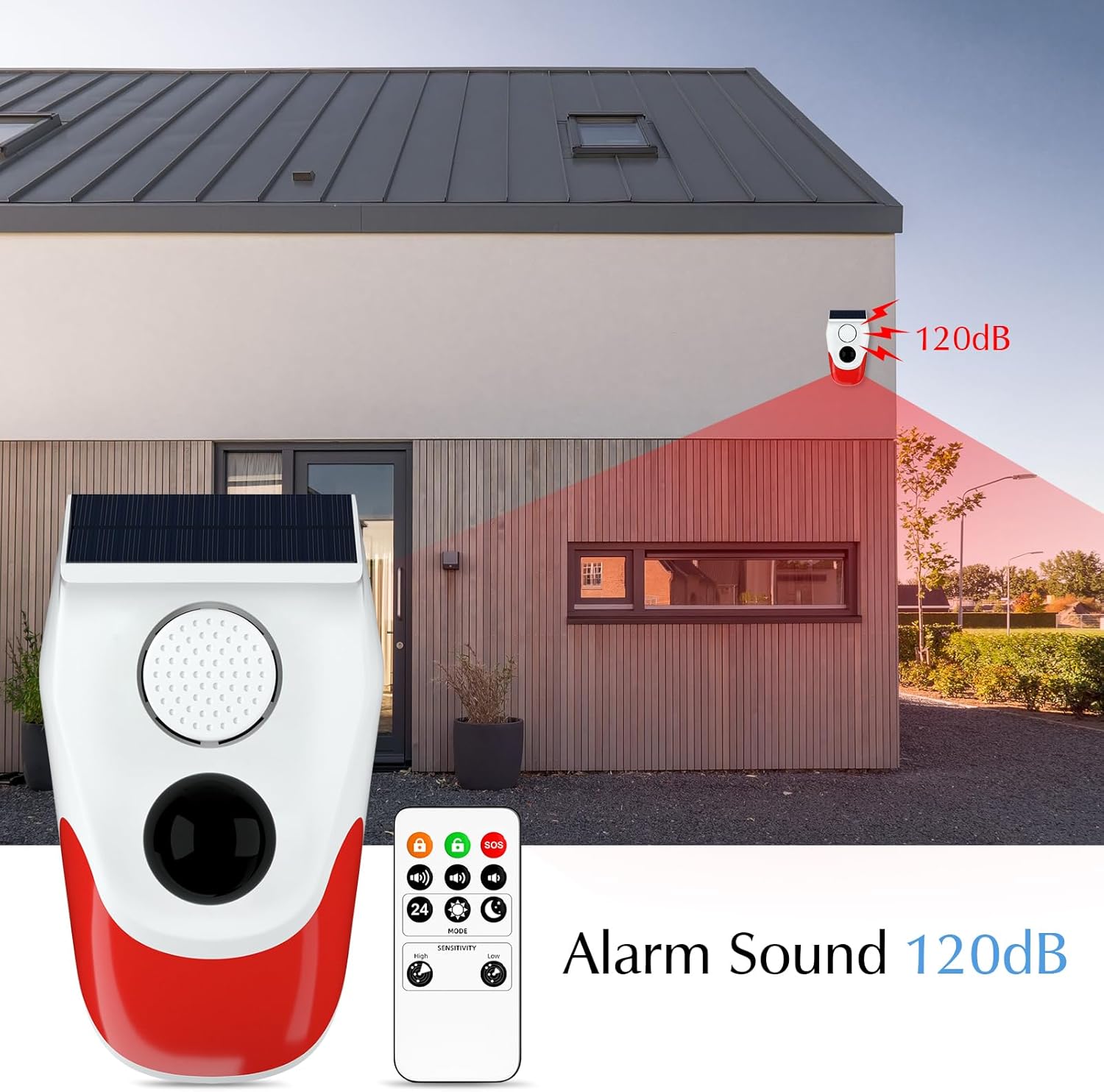Solar Motion Sensor Outdoor Al - Solar Wall Sconce review and price