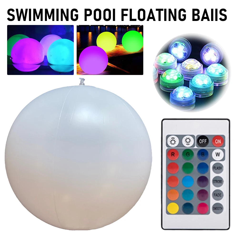 60/90cm Luminous LED Throwing  - Outdoor Lighting Around Pool review and price