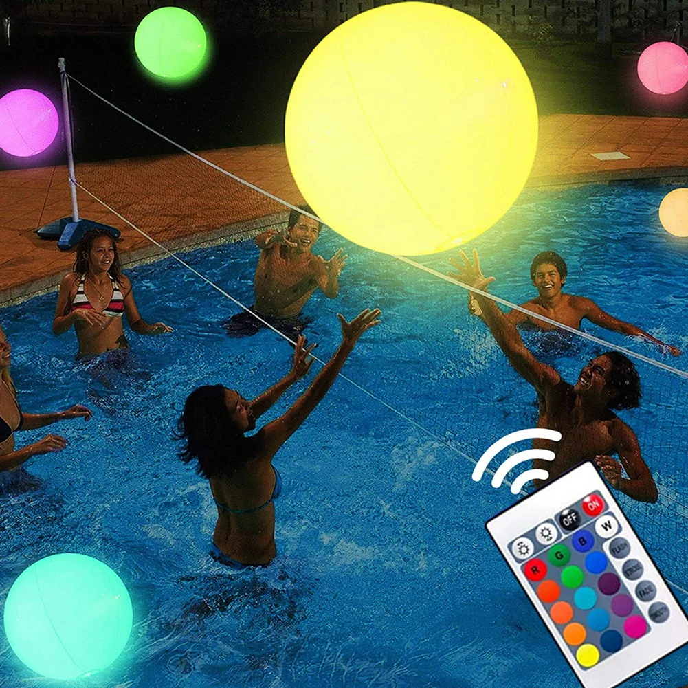 60/90cm Luminous LED Throwing  - Outdoor Lighting Around Pool review and price