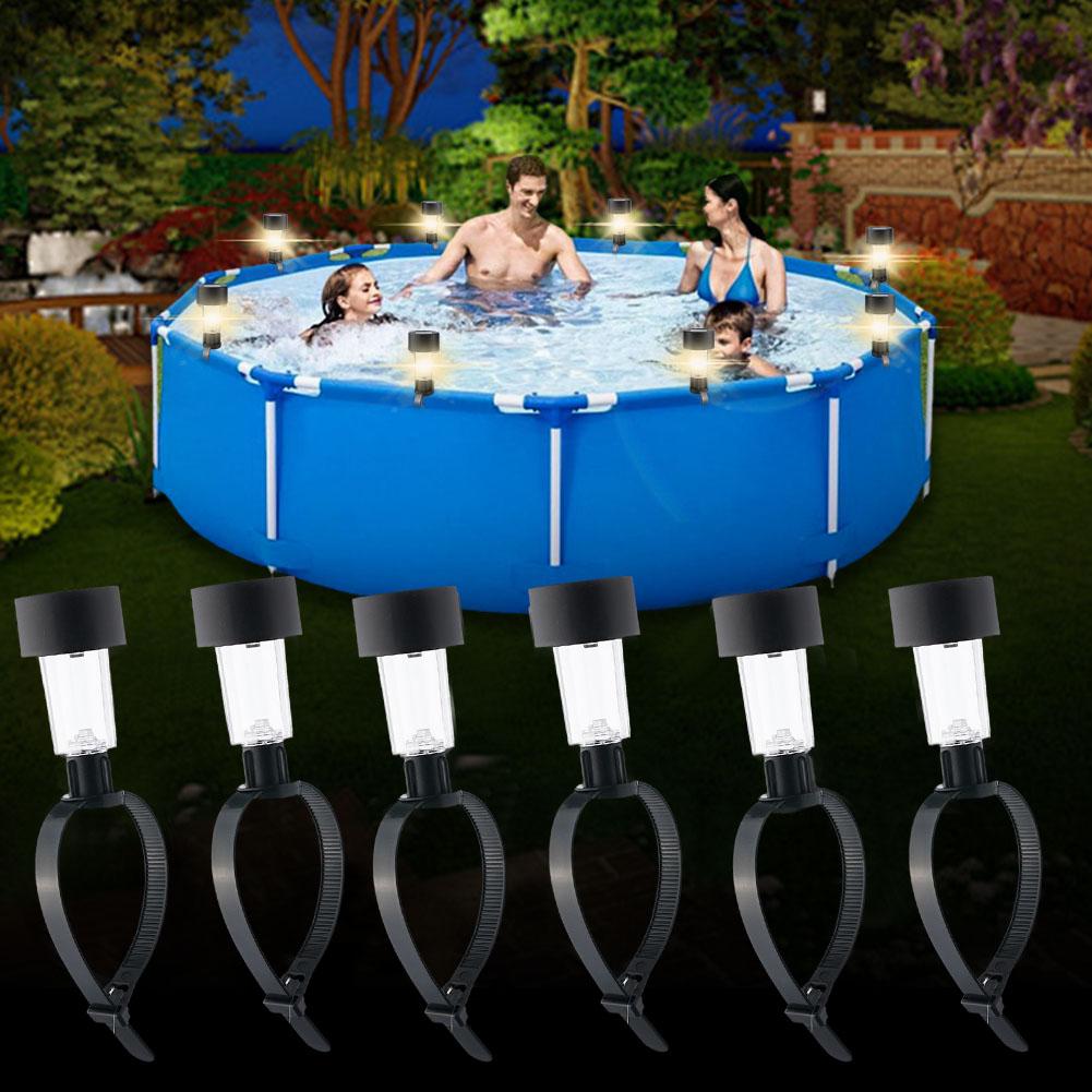 Solar Powered LED Pool Lights  - Outdoor Lighting For Fence review and price