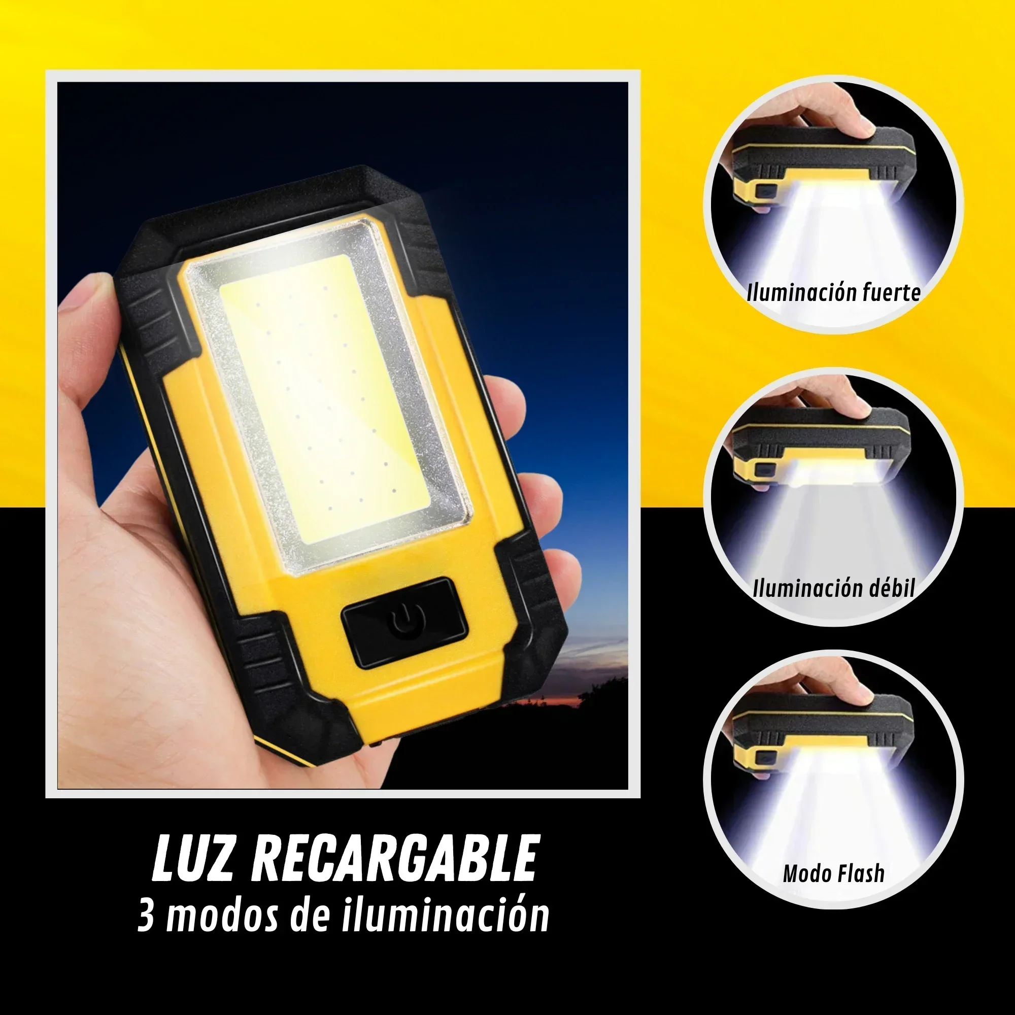 Rechargeable 4000MaH Work Ligh - Outdoor Lighting Hooks review and price