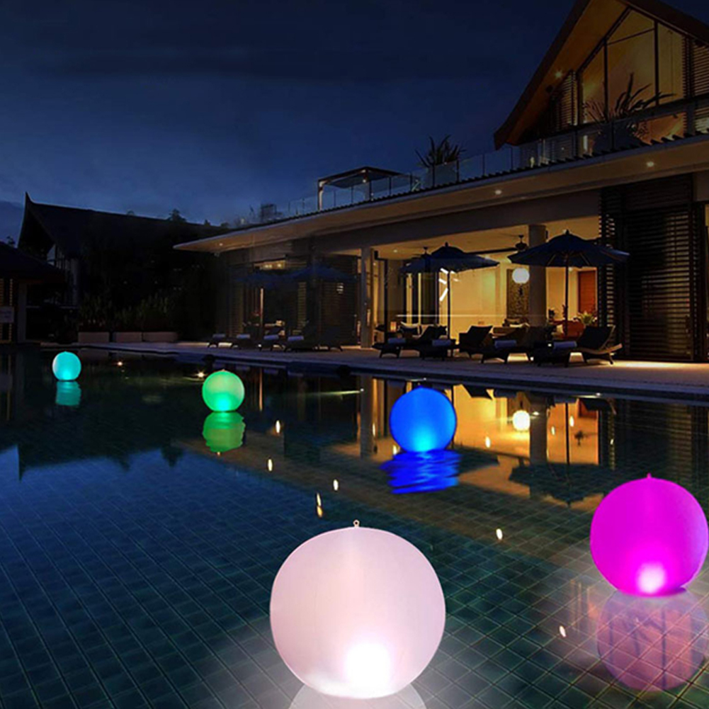 Inflatable Pool LED Balloon Re - Outdoor Lighting Around Pool review and price