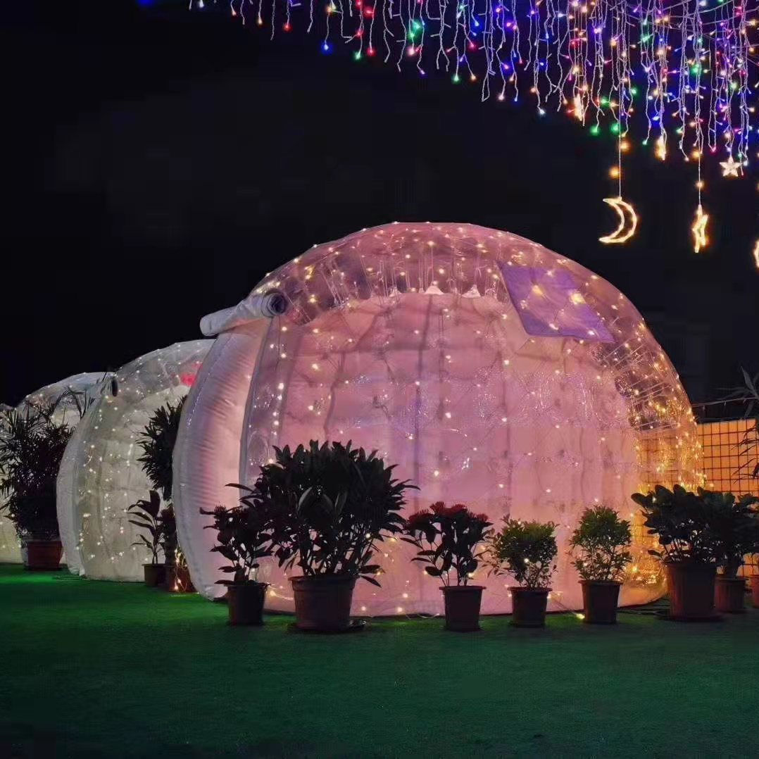 Inflatable Bubble Tent, Clear  - Outdoor Lighting Rental For Party review and price