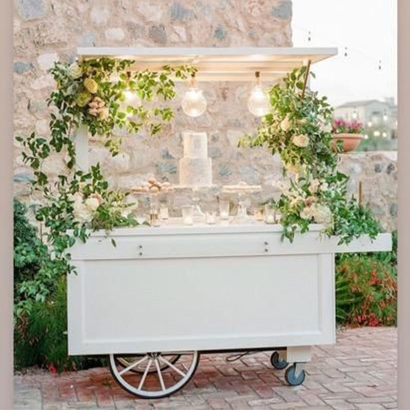 Wood Candy Dessert Display Car - Outdoor Lighting Rental For Party review and price