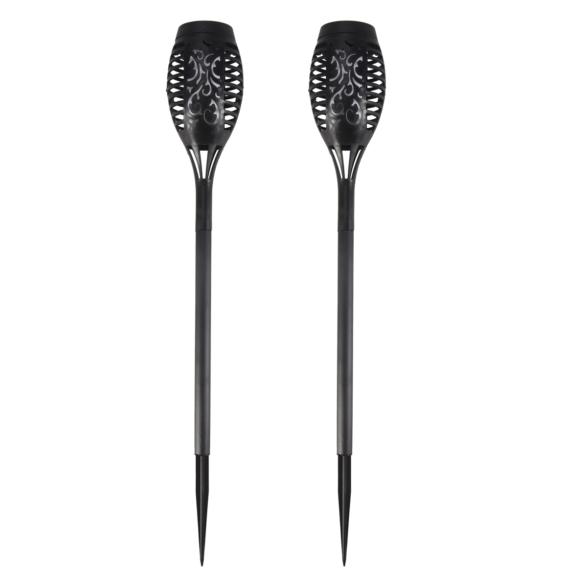 Y17A 2 Pcs LED Solar Flame Lig - Solar Path Light review and price