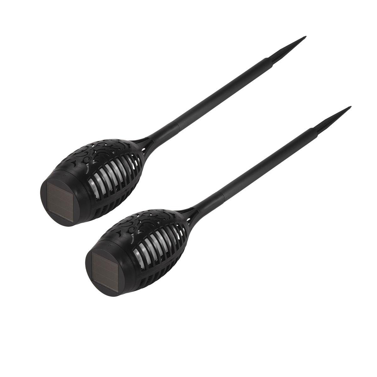 Y17A 2 Pcs LED Solar Flame Lig - Solar Path Light review and price