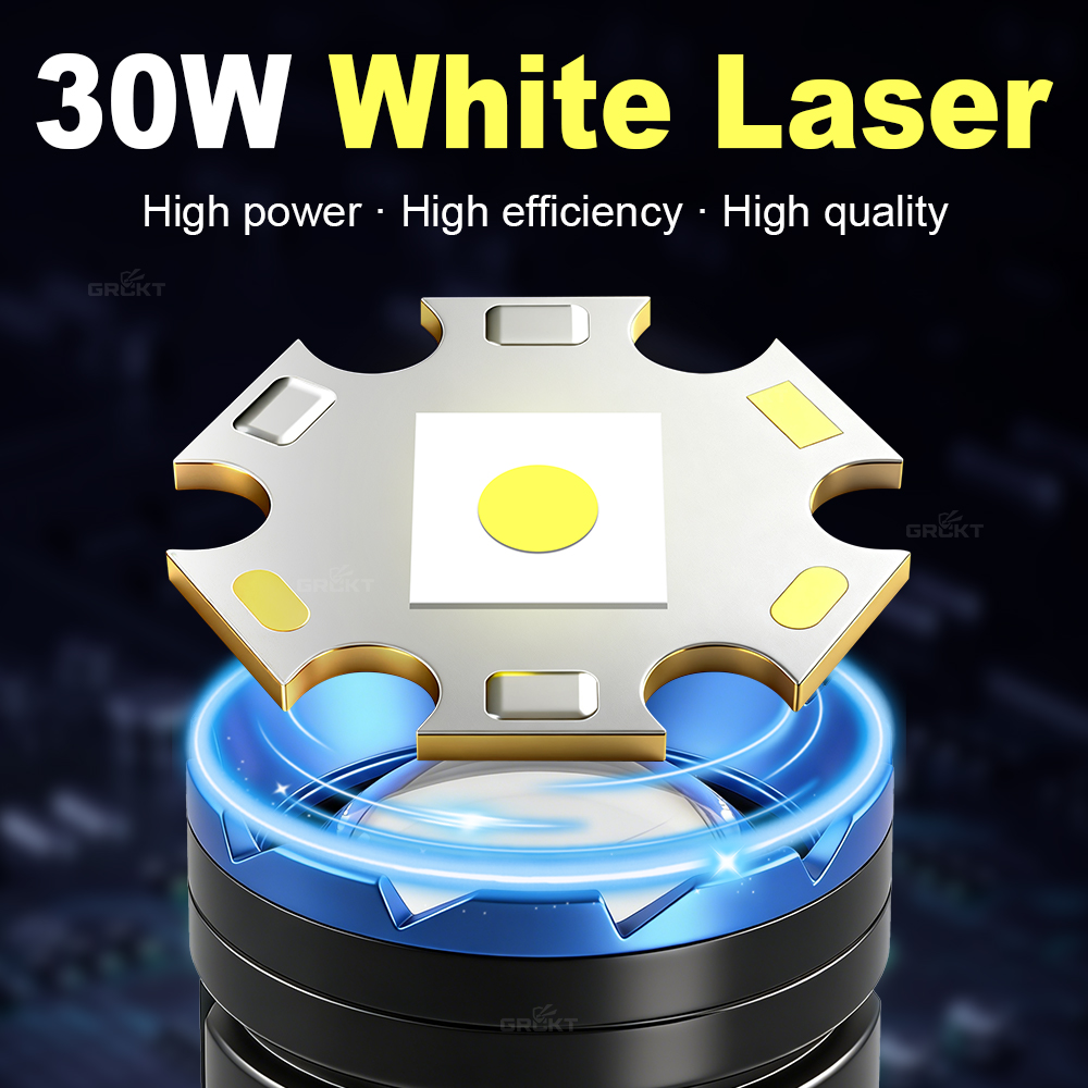 White Laser Camping Flashlight - Outdoor Lighting Battery Powered review and price