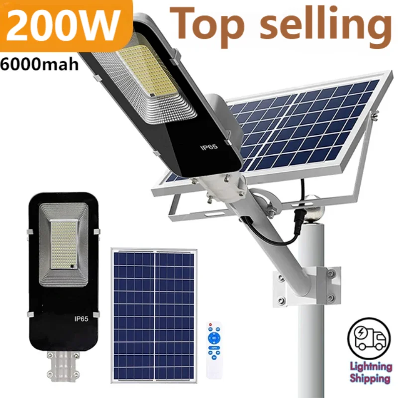 200W Powerful Solar Light Outd - Outdoor Lighting Garage review and price