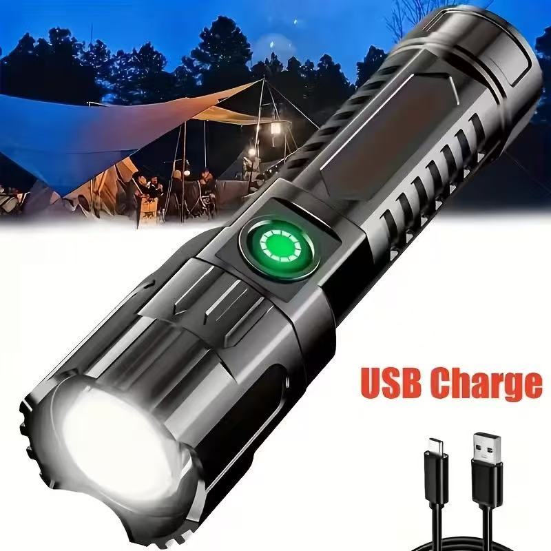 New High-power Led Flashlight  - Outdoor Lighting Battery Powered review and price