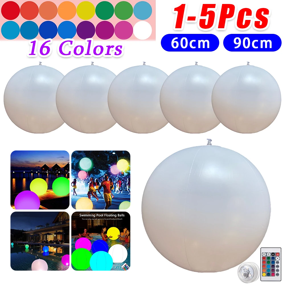 1-5PCS 60/90CM Floating Pool L - Outdoor Lighting Around Pool review and price