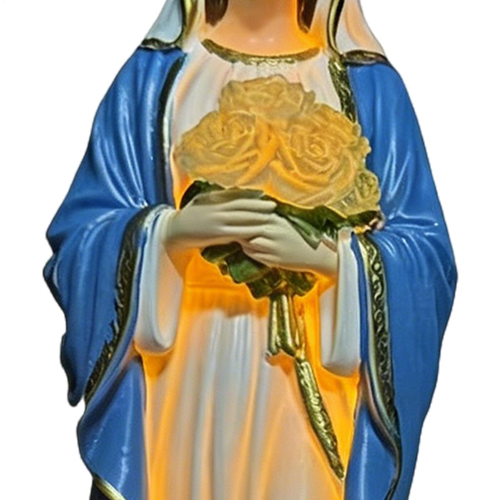 Solar Virgin Mary Statue Outdo - Outdoor Lighting Battery Powered review and price