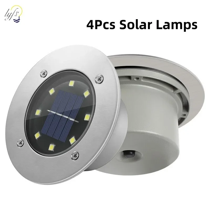4Pcs LED Solar Garden Lights O - Outdoor Lighting Experts review and price