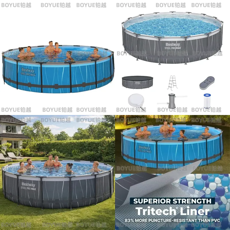 Round Steel Frame Above Ground - Outdoor Lighting Around Pool review and price