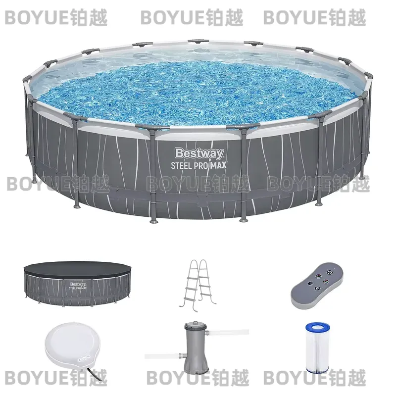Round Steel Frame Above Ground - Outdoor Lighting Around Pool review and price