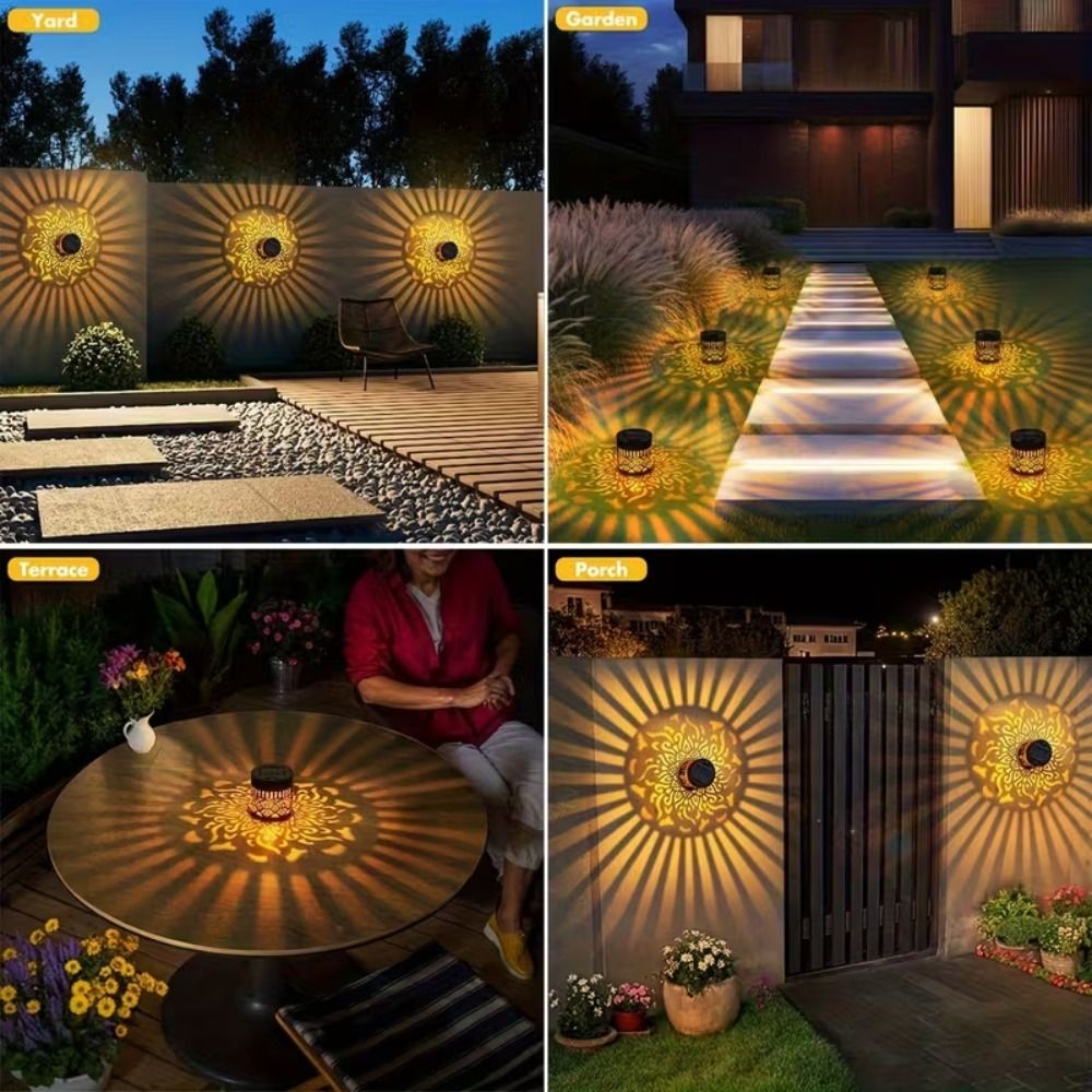 Sunflower Mandala Solar Wall L - Solar Wall Sconce review and price